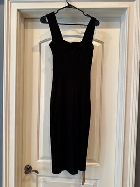 Reformation Cassi Knit Dress Black